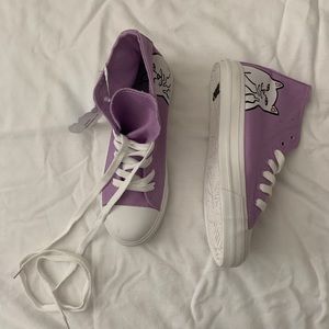 Brand new RIPNDIP lord Nermal converse style sneakers
